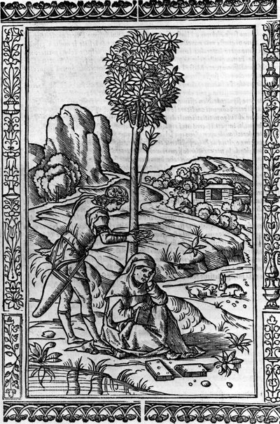 Frontispiece for a book of poems by Francesco Petrarch by Italian School